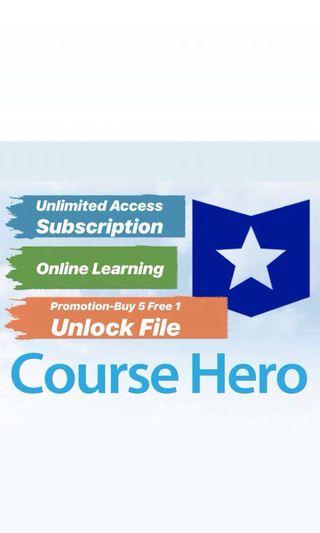 Course hero free account