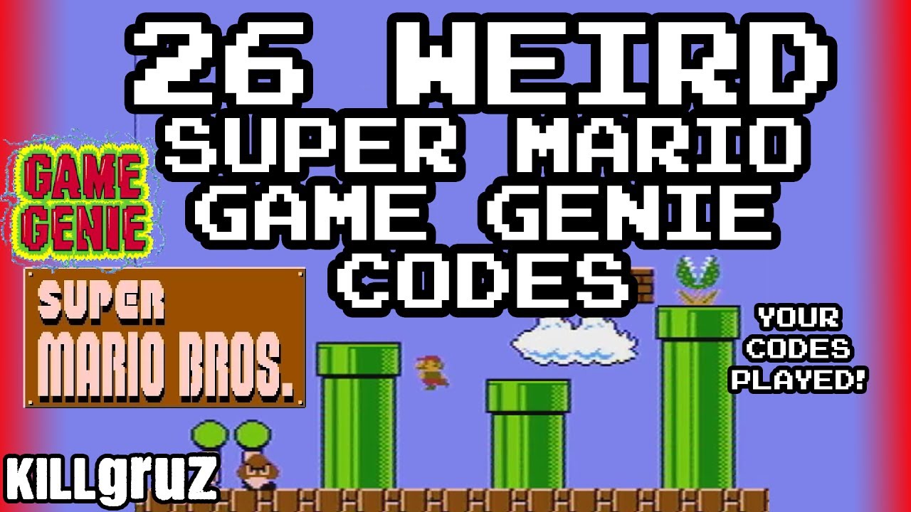 Super Mario World Game Genie Codes