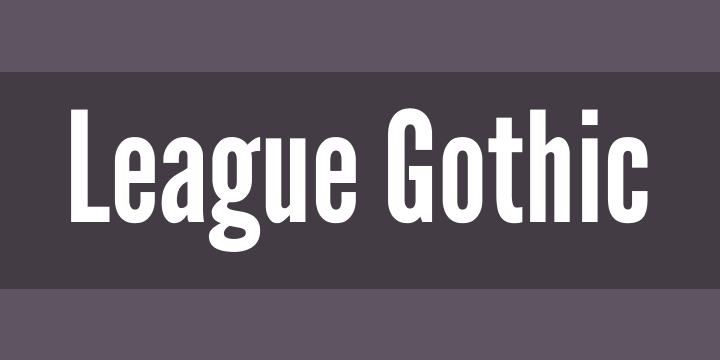 Gothic Bold Font Free Download